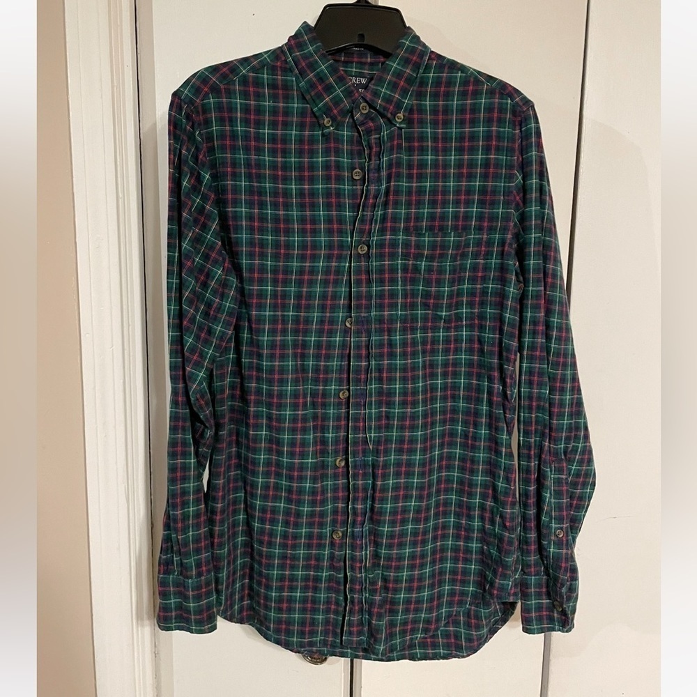 Men’s XS J. Crew Classic Brushed Twill Button Down